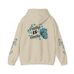 Feeling Is Healing - Unisex Statement Sleeve Hoodie