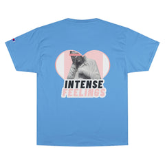 Intense Feelings - Rose Pink Print Unisex Champion T-Shirt