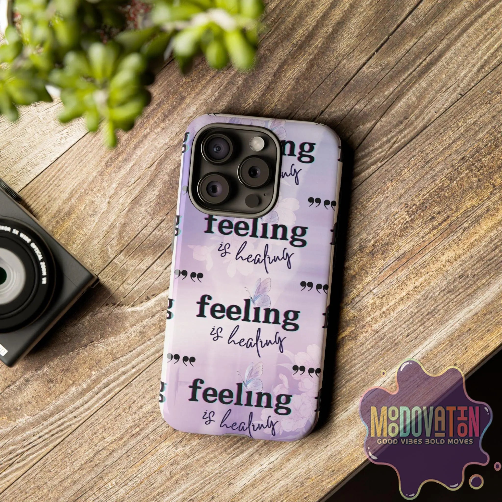 Feeling Is Healing Phone Case - Lilac - MOODOVATION