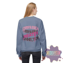 Self-Compassion Unisex Midweight Crewneck Sweatshirt - MOODOVATION