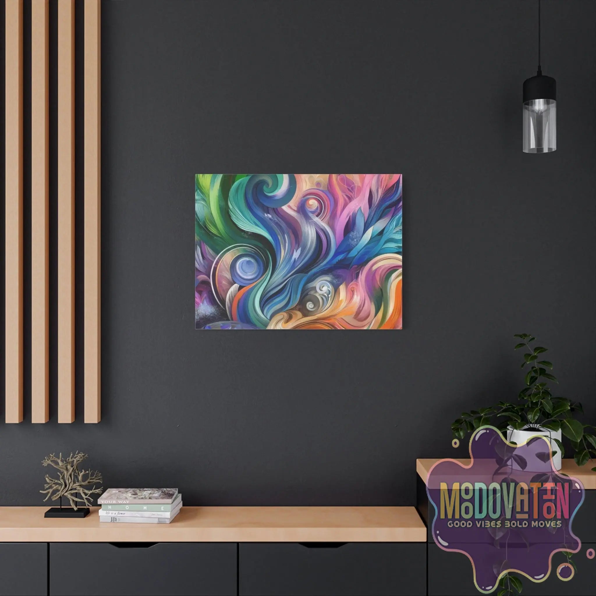 Ethereal Flow Matte Canvas - MOODOVATION