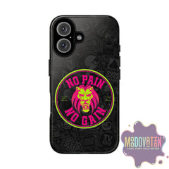 No Pain No Gain Phone Case - Black - MOODOVATION