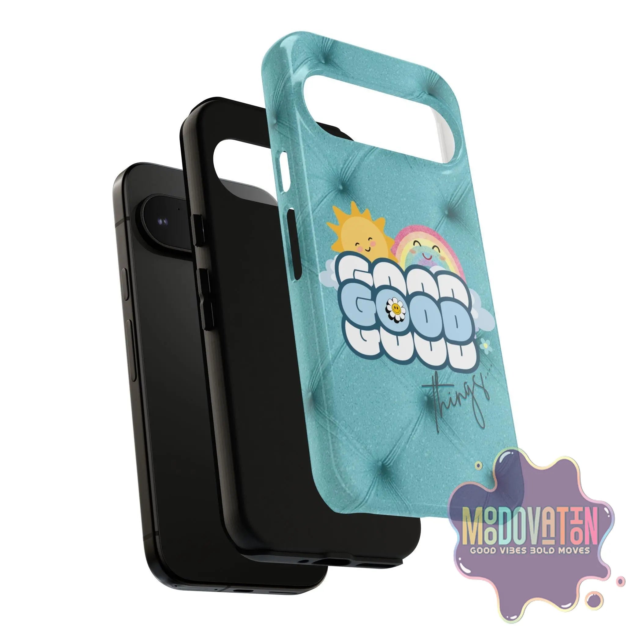 Good Things Phone Case - Teal - MOODOVATION