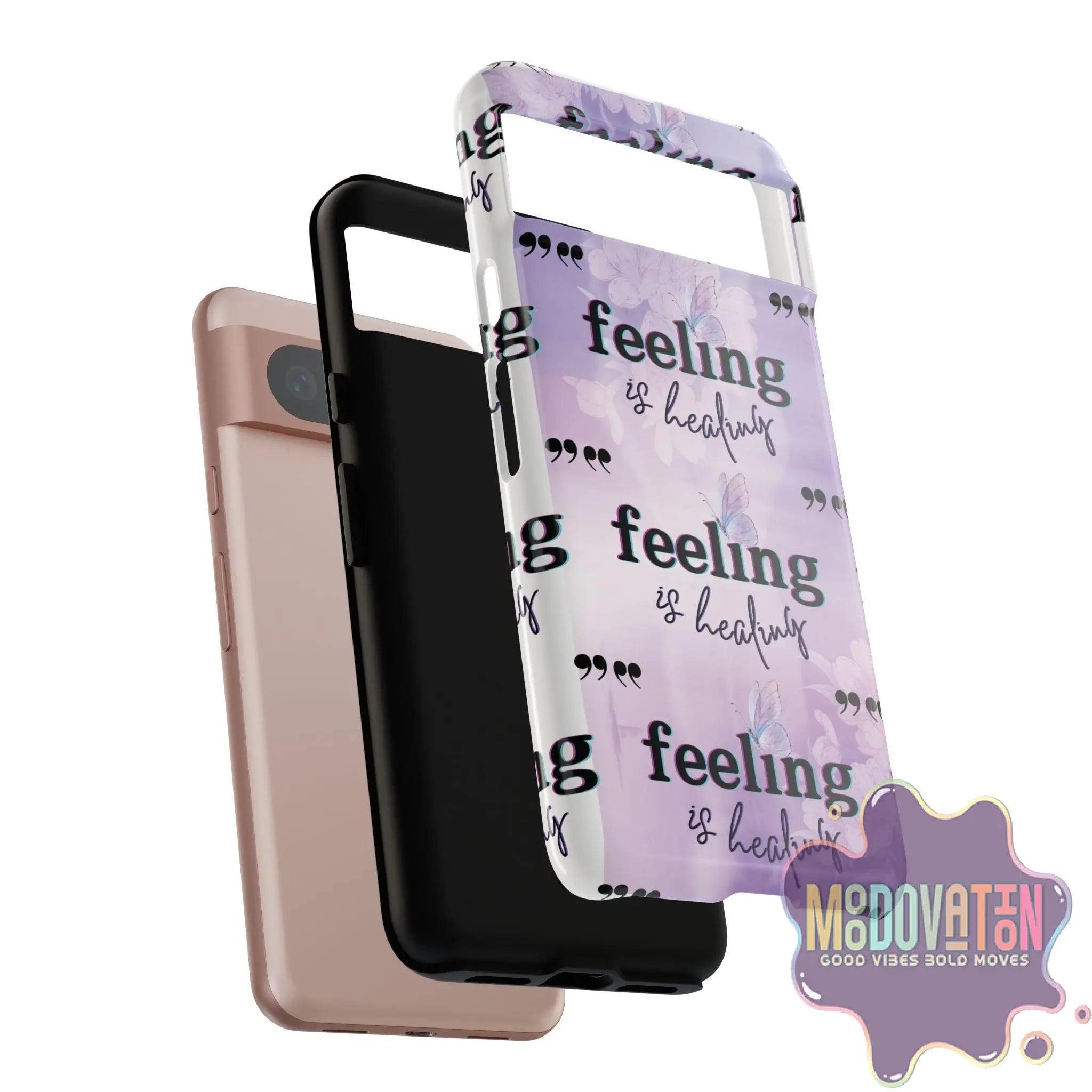 Feeling Is Healing Phone Case - Lilac - MOODOVATION