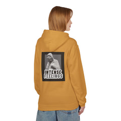 Intense Feelings Unisex Midweight Hoodie - Grey Print