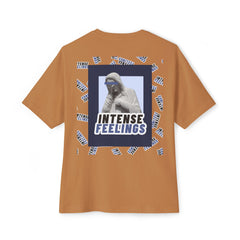 Intense Feelings – Navy Unisex Oversized Tee