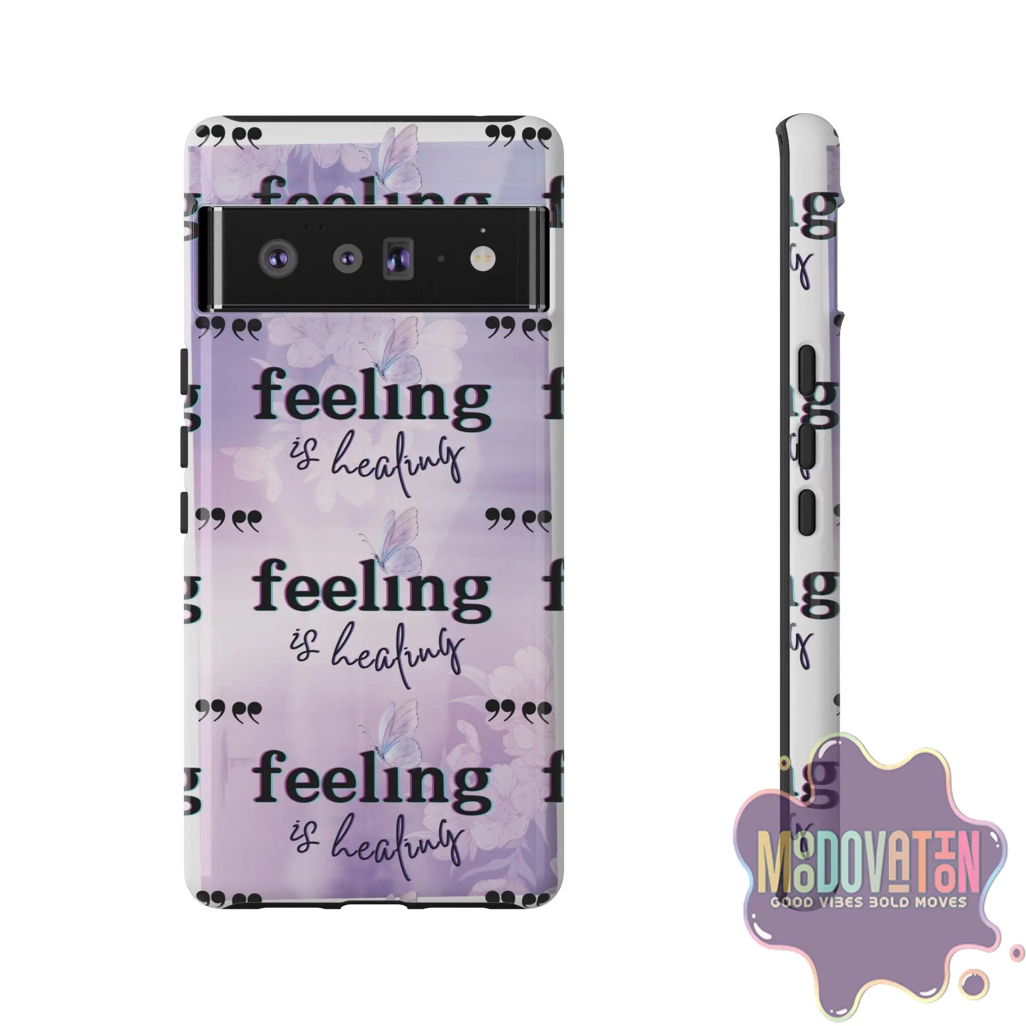 Feeling Is Healing Phone Case - Lilac - MOODOVATION