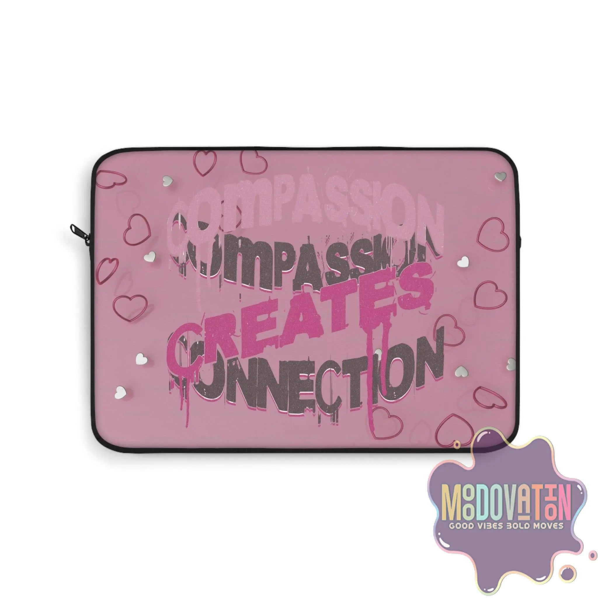 Compassion Laptop Sleeve - Pink - MOODOVATION