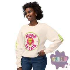 No Pain No Gain Unisex Lightweight Crewneck Sweatshirt - Spring Edition Moodovation
