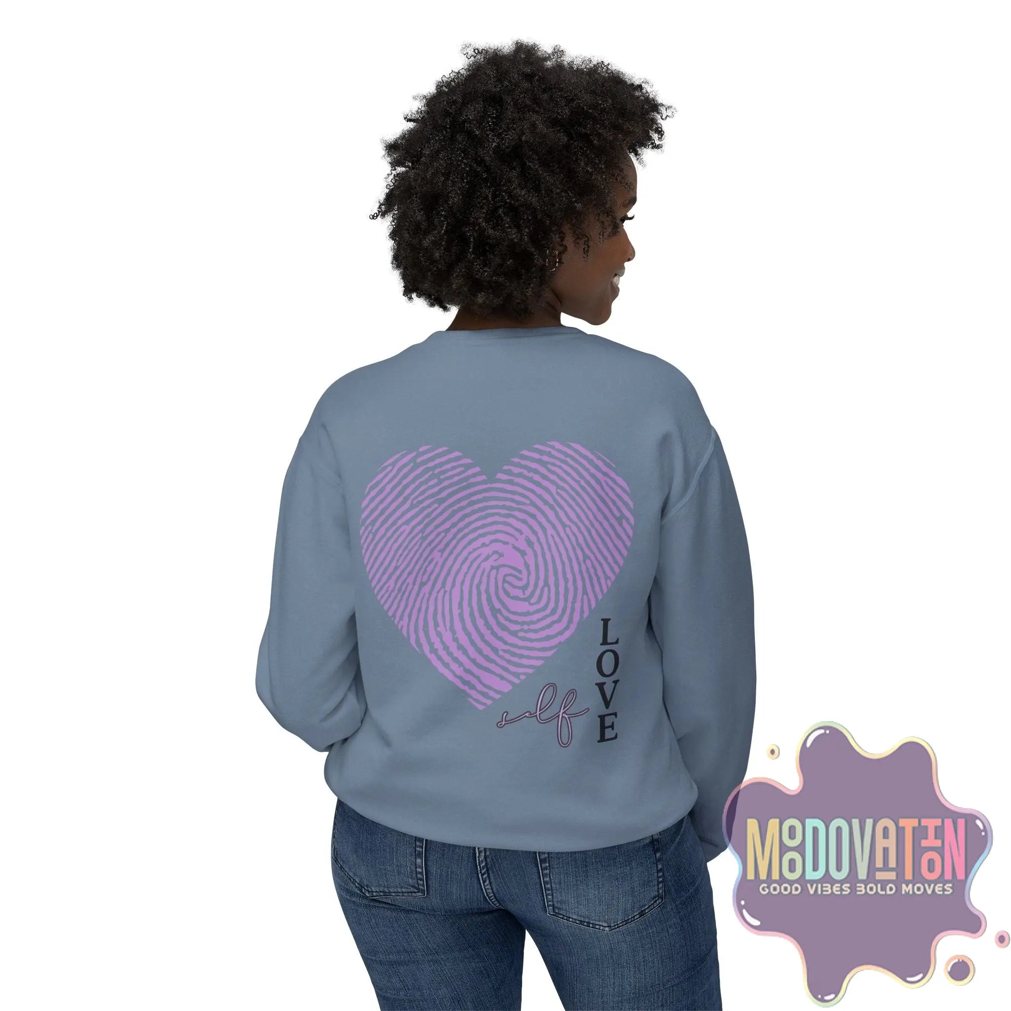 Feeling Is Healing Lightweight Crewneck Sweatshirt - Spring Edition Moodovation
