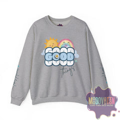 Good Things Unisex Heavy Blend Crewneck Sweatshirt - MOODOVATION