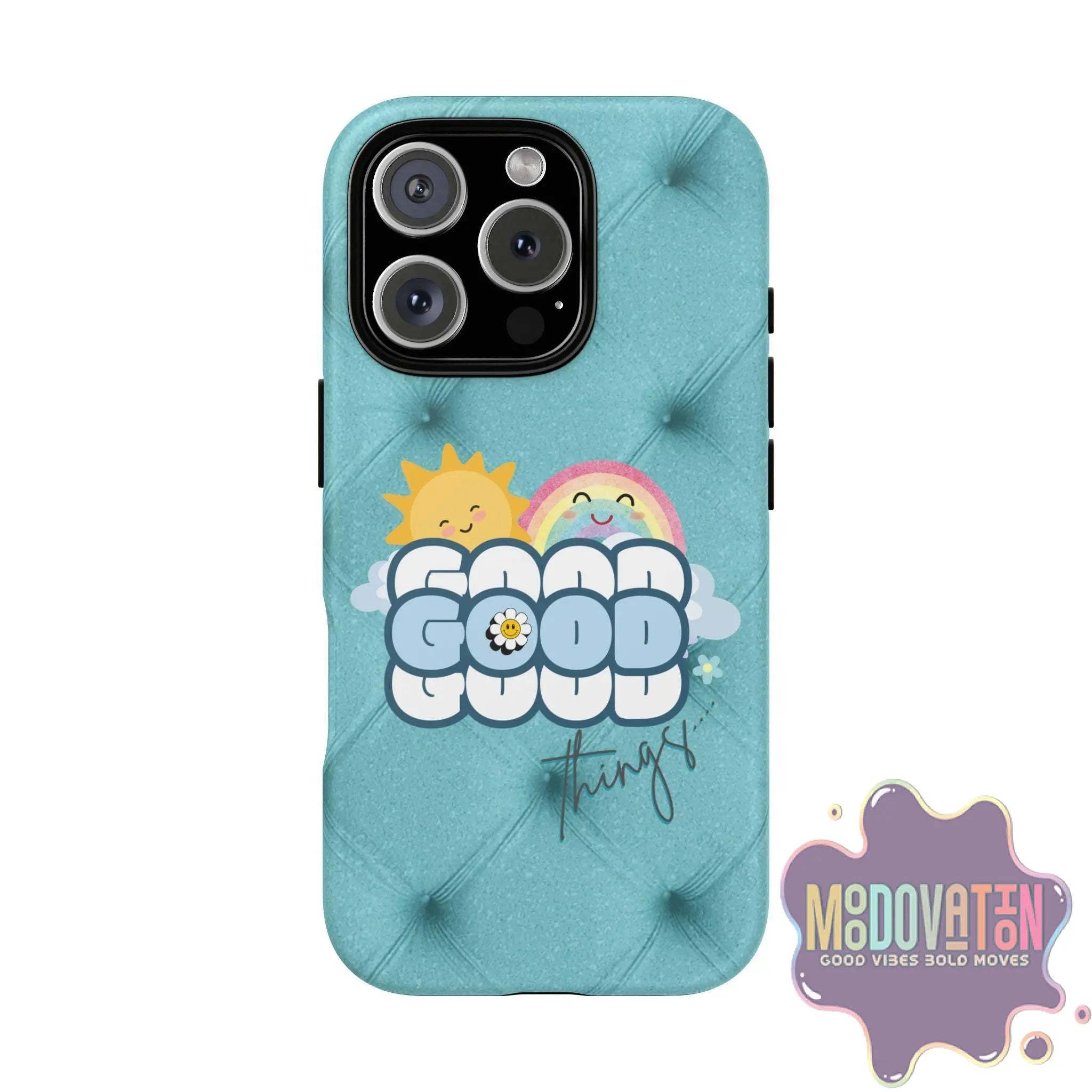 Good Things Phone Case - Teal - MOODOVATION