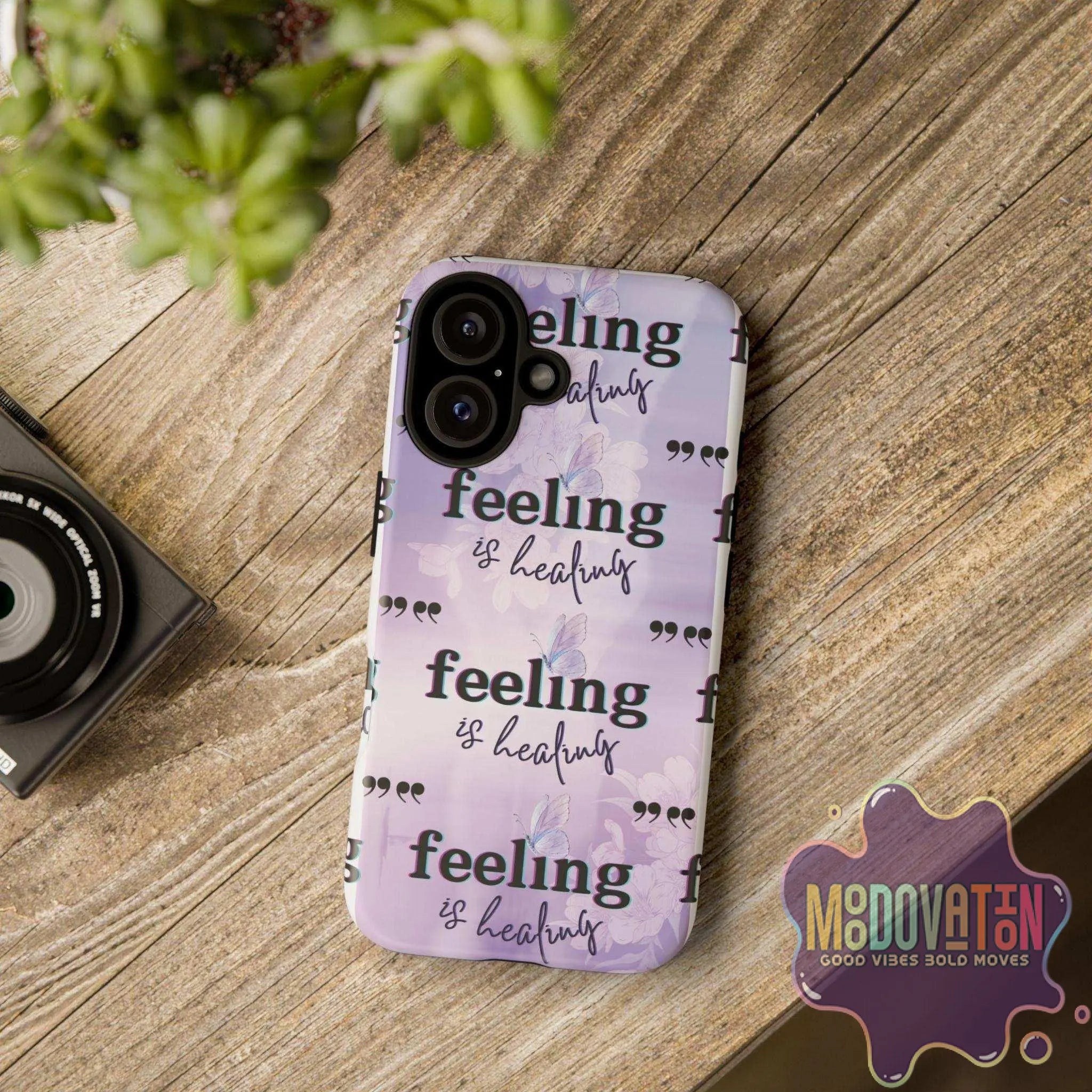 Feeling Is Healing Phone Case - Lilac - MOODOVATION