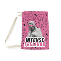 Intense Feelings - Pink Laundry Bag