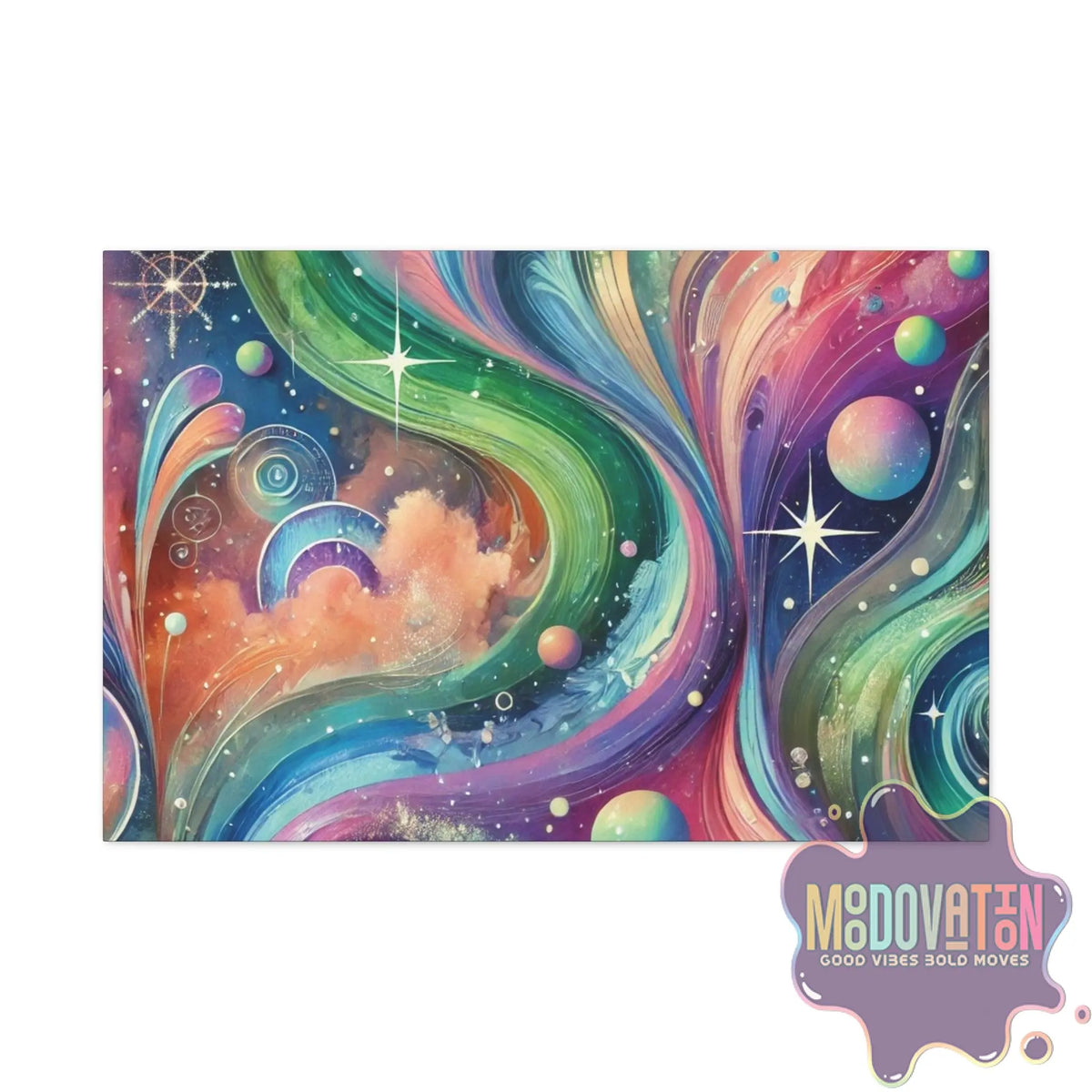 Cosmic Symphony Matte Canvas - MOODOVATION