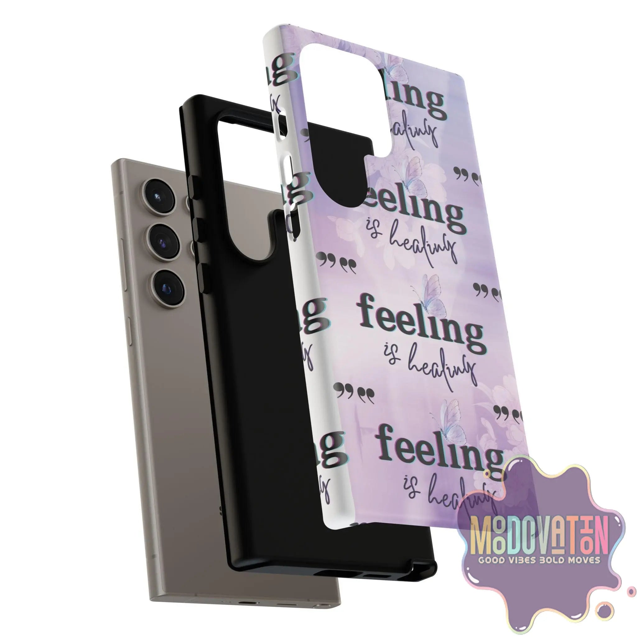 Feeling Is Healing Phone Case - Lilac - MOODOVATION