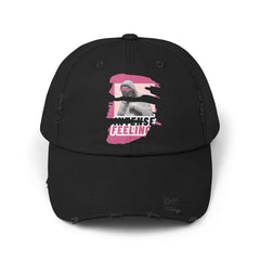 Intense Feelings - Pink Print Vintage Distressed Hat