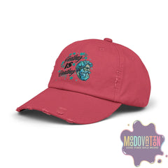 Stoic Feeling Is Healing – Unisex Distressed Vintage Hat - MOODOVATION