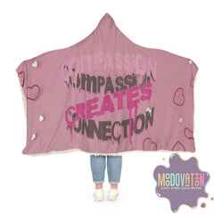 Compassion Snuggle Blanket - Pink - MOODOVATION