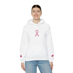 Pink Ribbon Awareness Hoodie, Unisex Sweatshirt for Fundraising, Breast Cancer Awareness Month, Inspirational Gift, Cozy Jumpsuit