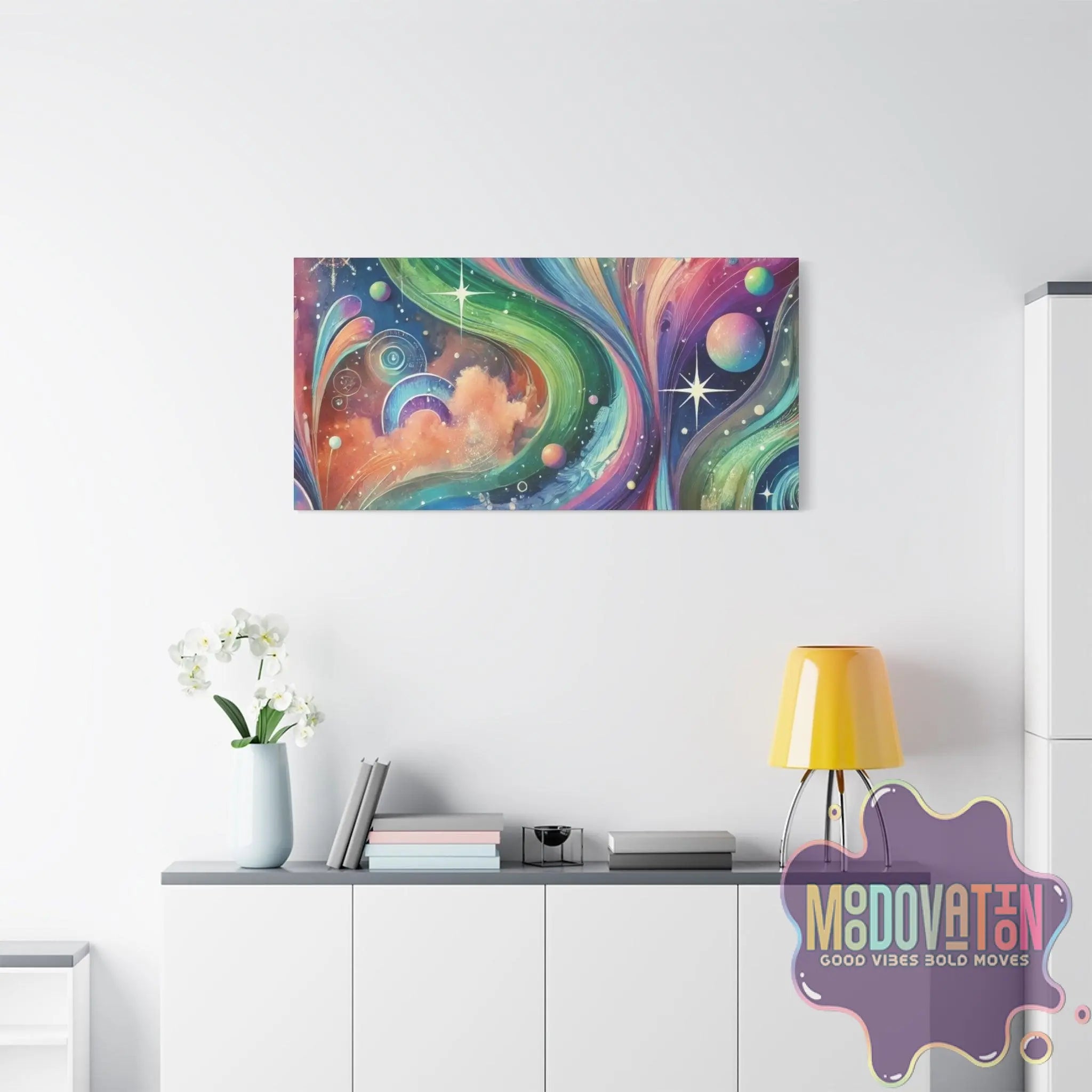 Cosmic Symphony Matte Canvas - MOODOVATION