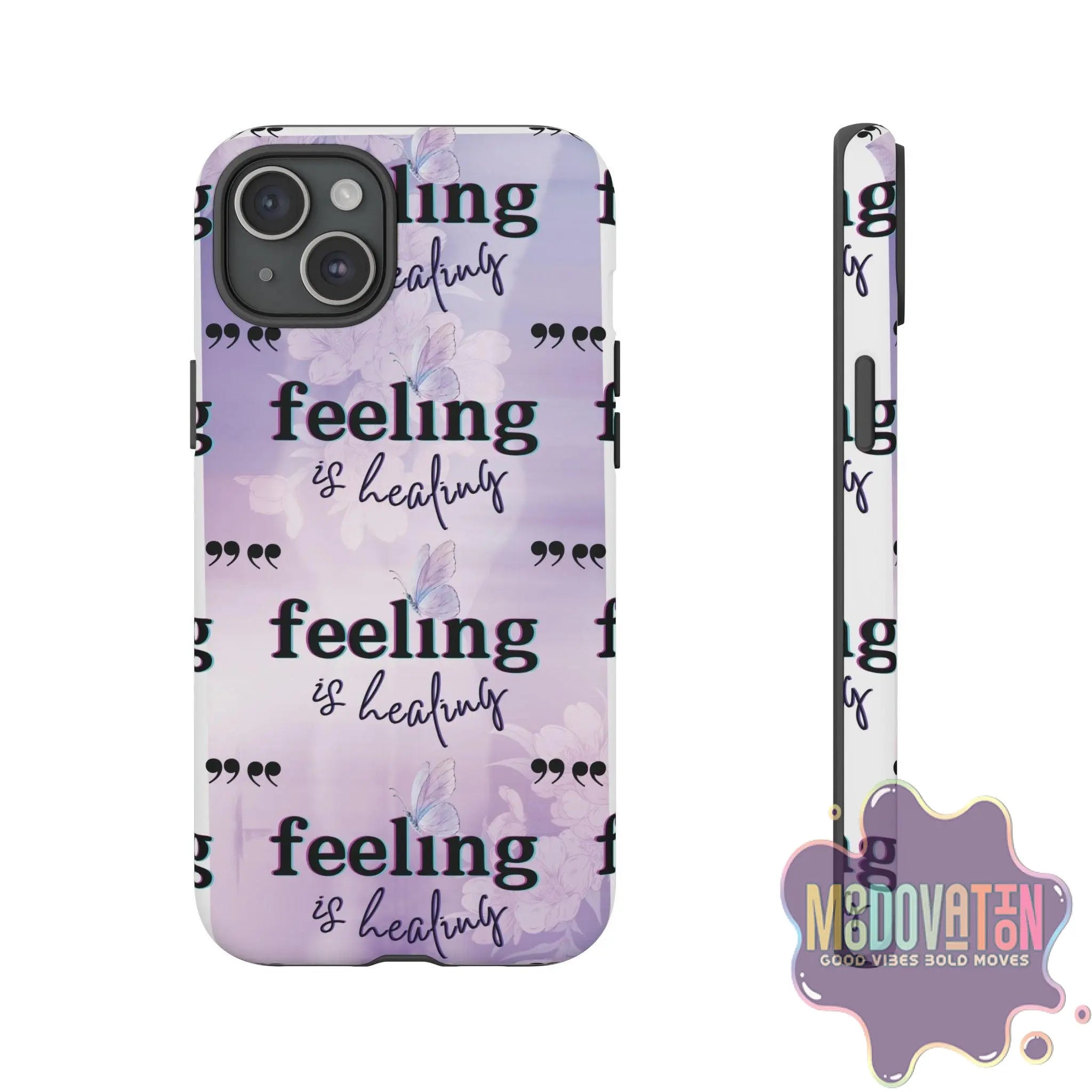 Feeling Is Healing Phone Case - Lilac - MOODOVATION