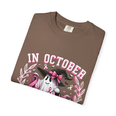 In October We Wear Pink – Breast Cancer Awareness Unisex T-Shirt