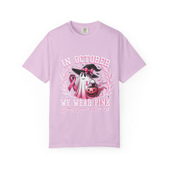 In October We Wear Pink – Breast Cancer Awareness Unisex T-Shirt