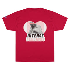Intense Feelings - Rose Pink Print Unisex Champion T-Shirt