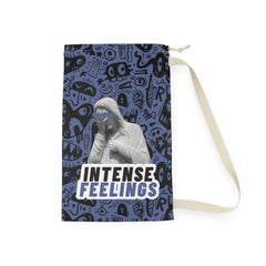 Intense Feelings - Navy Blue Laundry Bag