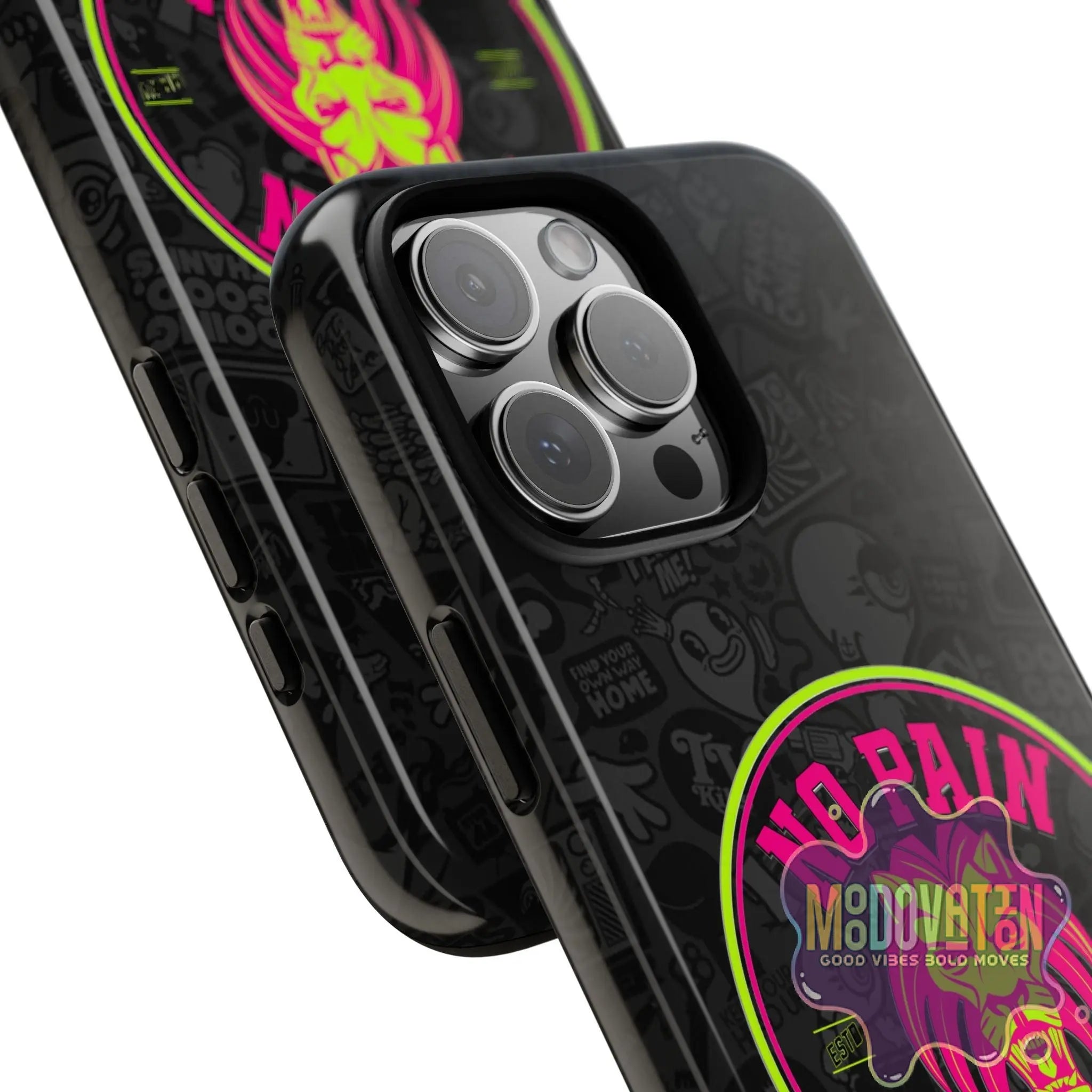 No Pain No Gain Phone Case - Black - MOODOVATION