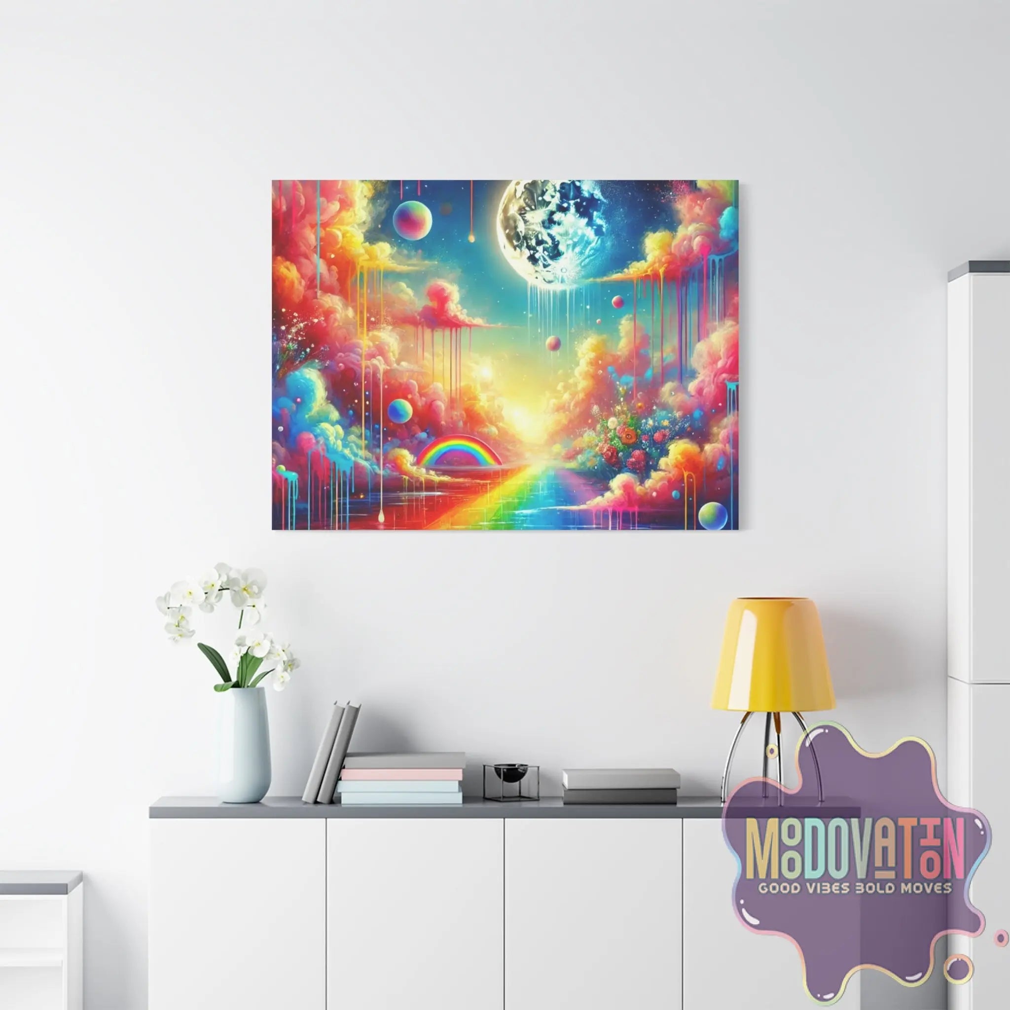 Lunar Euphoria Matte Canvas - MOODOVATION