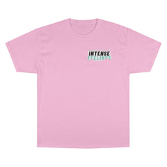 Intense Feelings - Cyan Print Unisex Champion T-Shirt