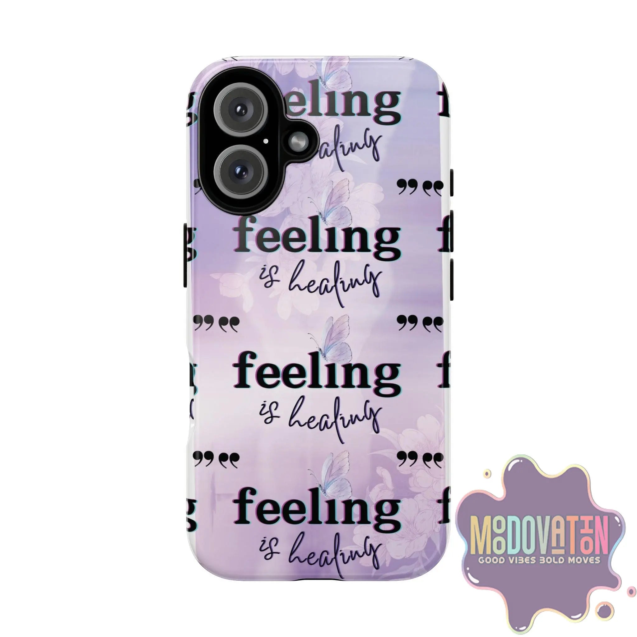 Feeling Is Healing Phone Case - Lilac - MOODOVATION