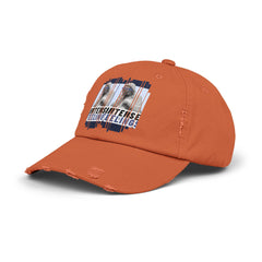 Intense Feelings - Navy Print Vintage Distressed Hat