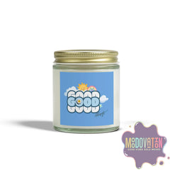 Good Things Scented Coconut Apricot Wax Candle (4oz, 9oz) - MOODOVATION