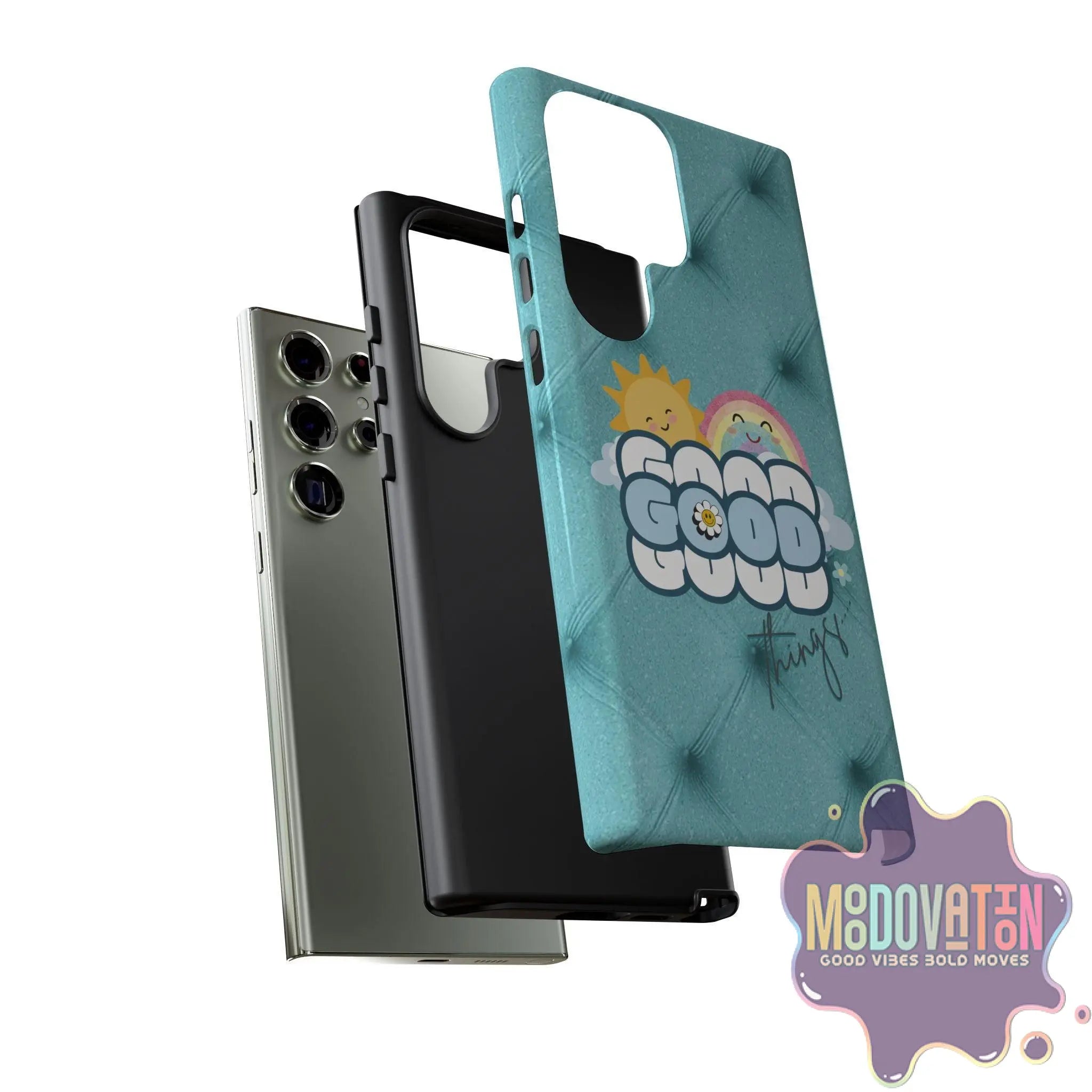 Good Things Phone Case - Teal - MOODOVATION