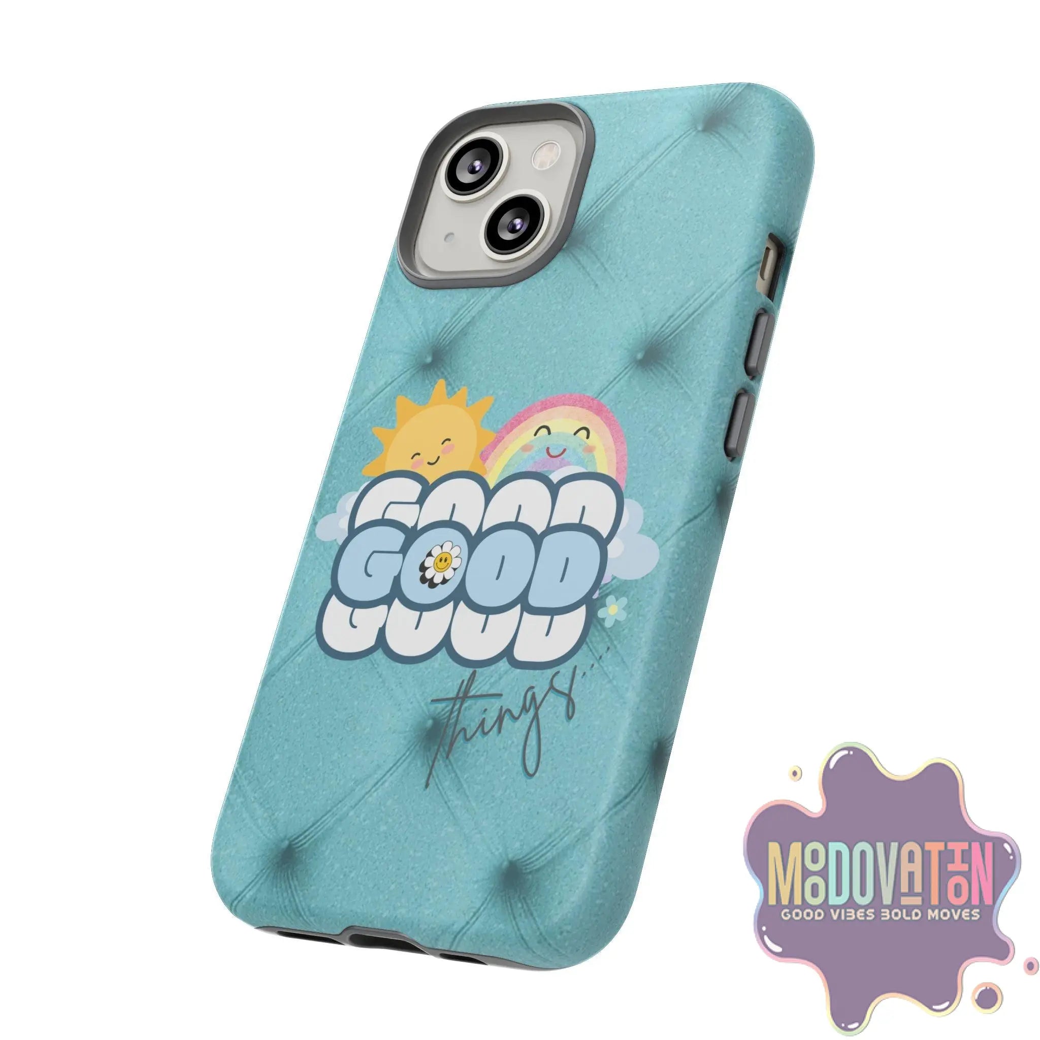 Good Things Phone Case - Teal - MOODOVATION