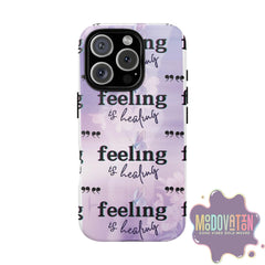 Feeling Is Healing Phone Case - Lilac - MOODOVATION