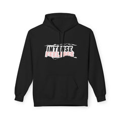 Intense Feelings Unisex Midweight Hoodie - Rose Pink Print