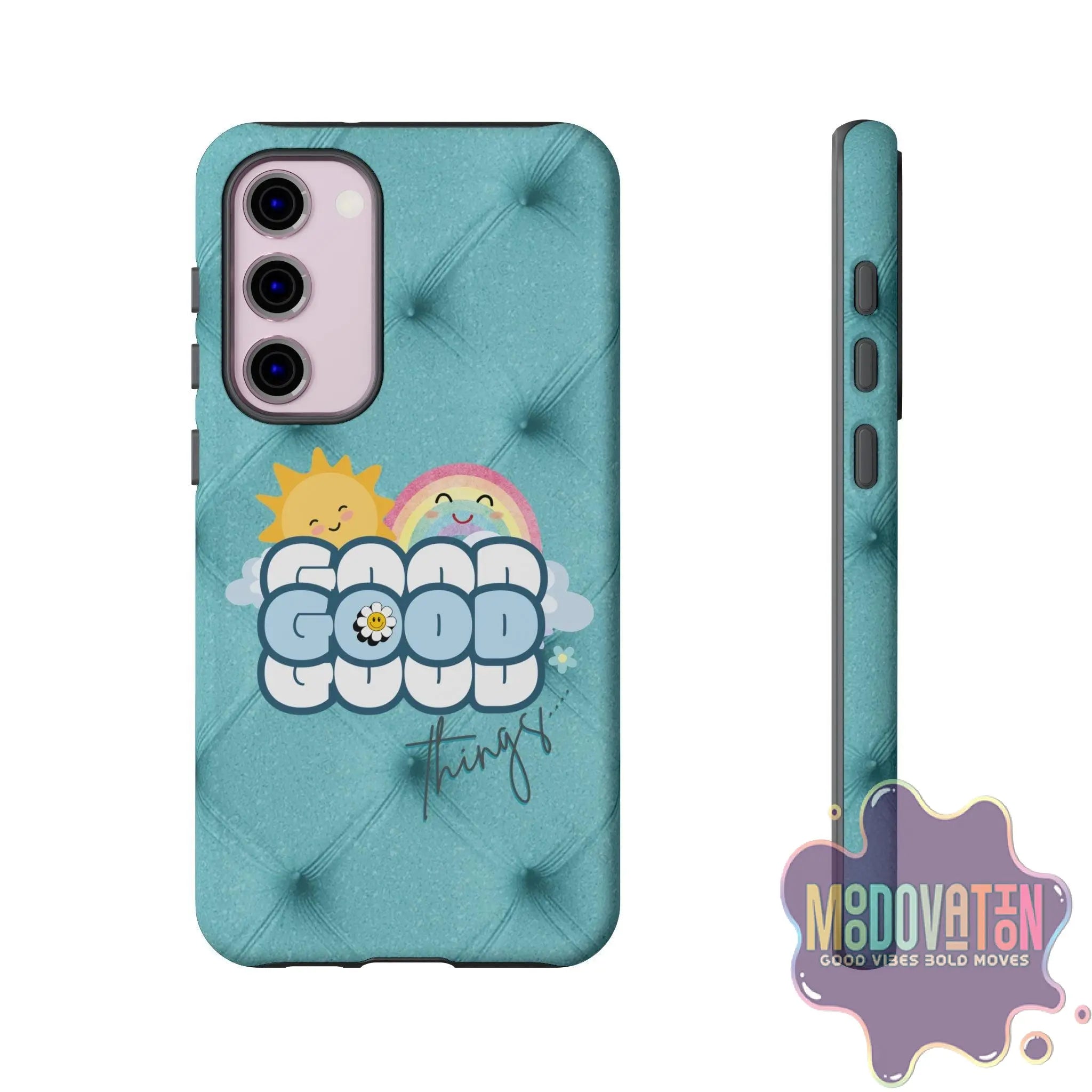 Good Things Phone Case - Teal - MOODOVATION