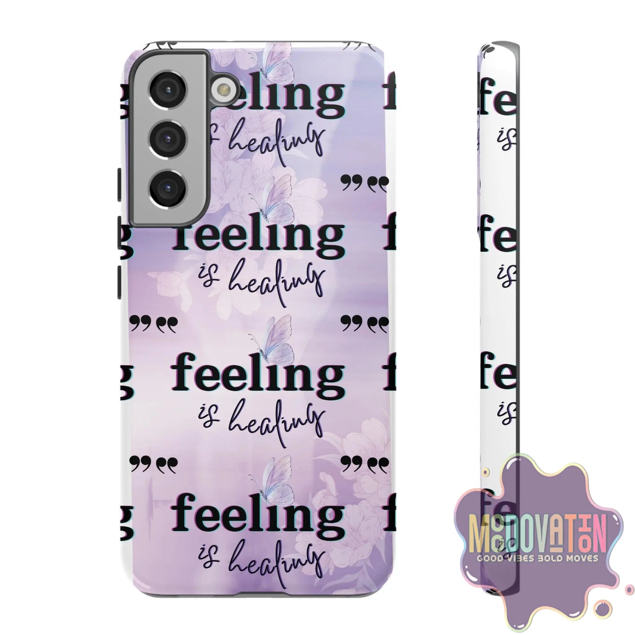 Feeling Is Healing Phone Case - Lilac - MOODOVATION