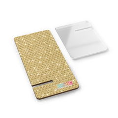 Golden Weave Flow Mobile Stand