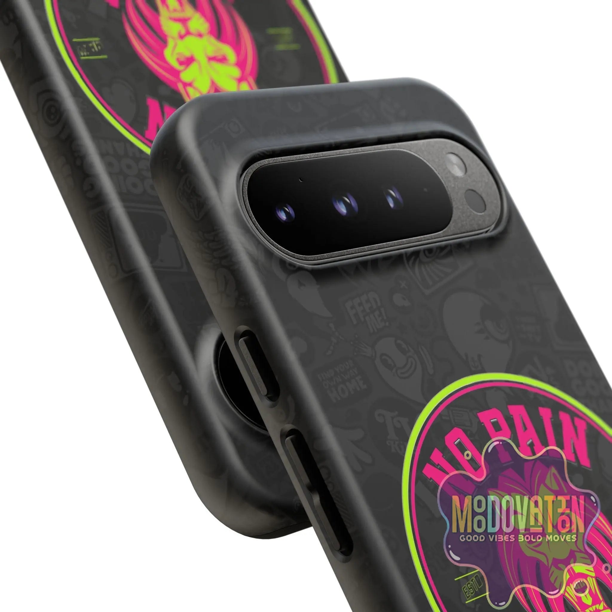 No Pain No Gain Phone Case - Black - MOODOVATION