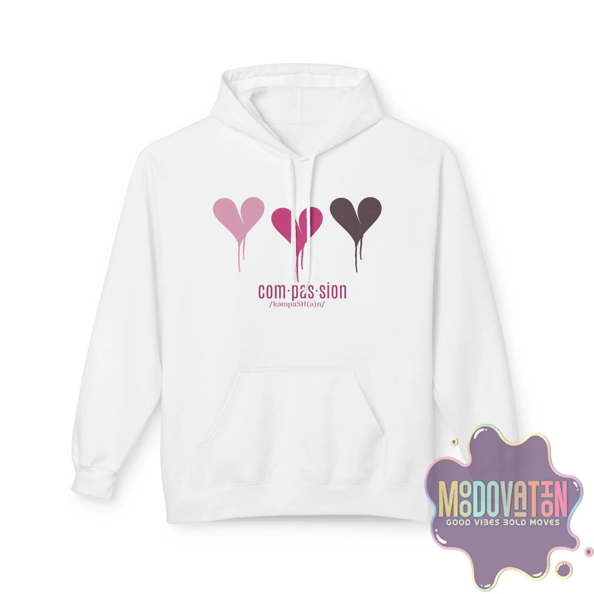 Compassion Unisex Midweight Hoodie - MOODOVATION