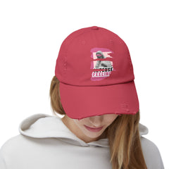 Intense Feelings - Pink Print Vintage Distressed Hat