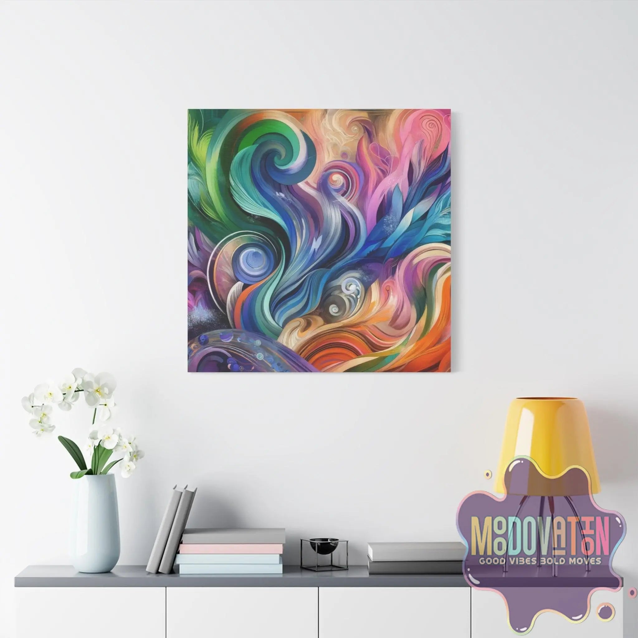 Ethereal Flow Matte Canvas - MOODOVATION