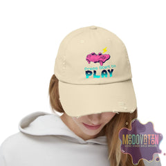 Game Over - Unisex Distressed Vintage Hat - MOODOVATION