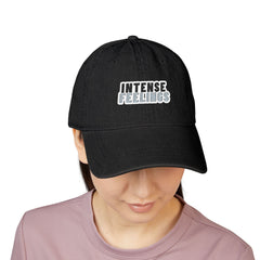 Intense Feelings - Embroidered Denim Hat