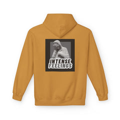 Intense Feelings Unisex Midweight Hoodie - Grey Print
